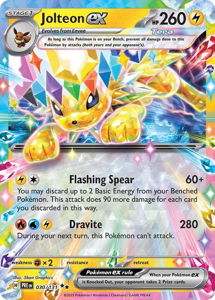 Blitza ex #30/131 Pokemon Prismatic Evolutions Promo Card