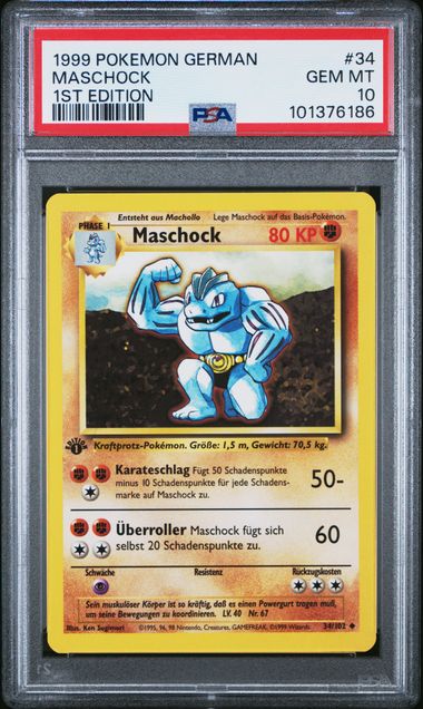 Maschock 1999 1st Edition #34 DE PSA 10