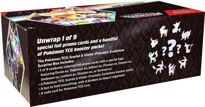 Pokemon TCG Scarlet & Violet 8.5 Prismatic Evolutions Surprise Box